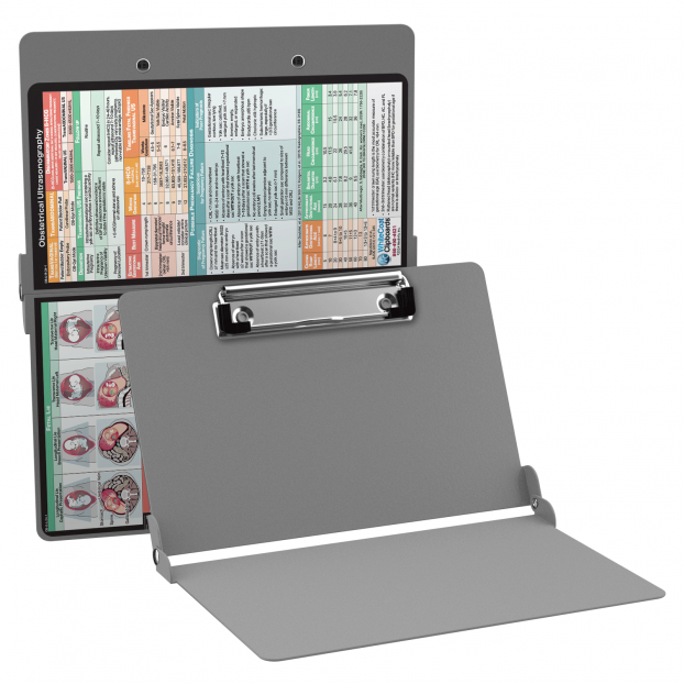 WhiteCoat Clipboard® - Silver OB Ultrasonography Edition